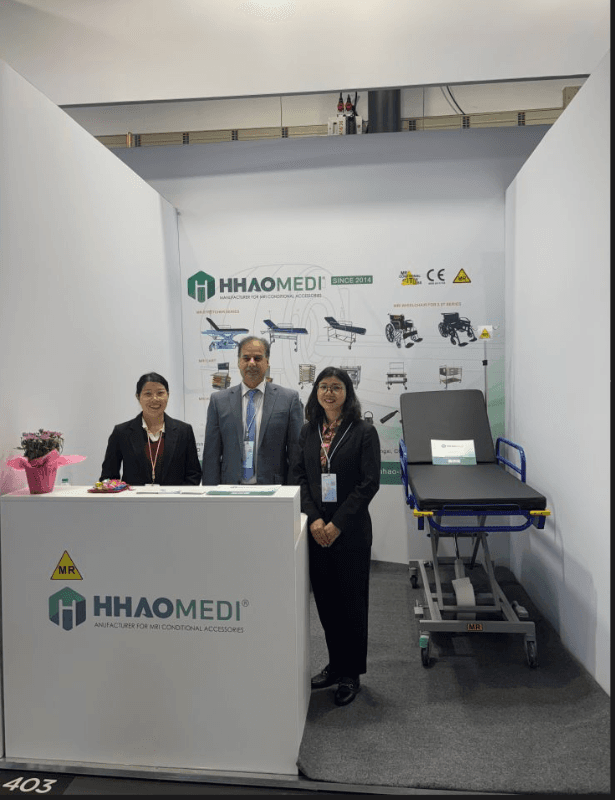 HHAO MEDI team at the ECR 2026 booth in Vienna