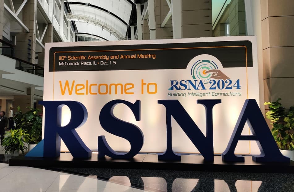 HHAO MEDI MRI stretcher displayed at RSNA 2024 in Chicago