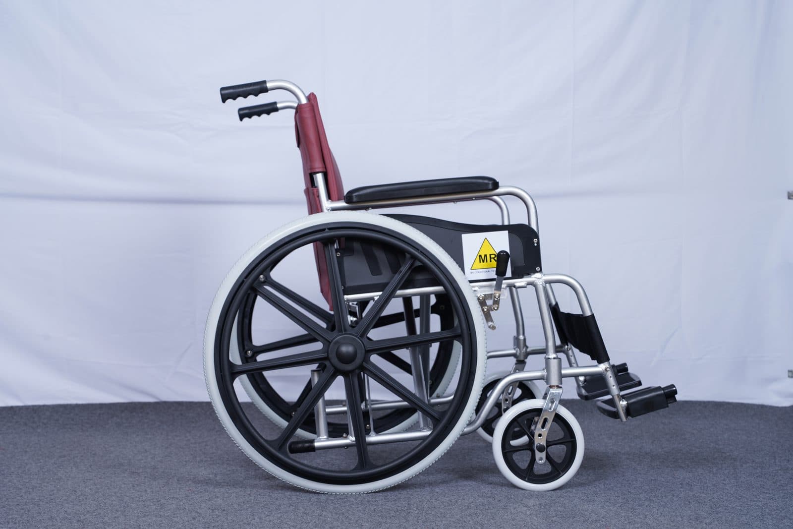 MRI-compatible wheelchair and transfer chair